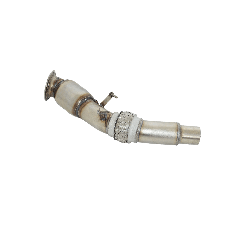 76MM DOWNPIPE MIT 200 ZELLEN SPORT-KAT. EDELSTAHL - Motor 125i 160kW