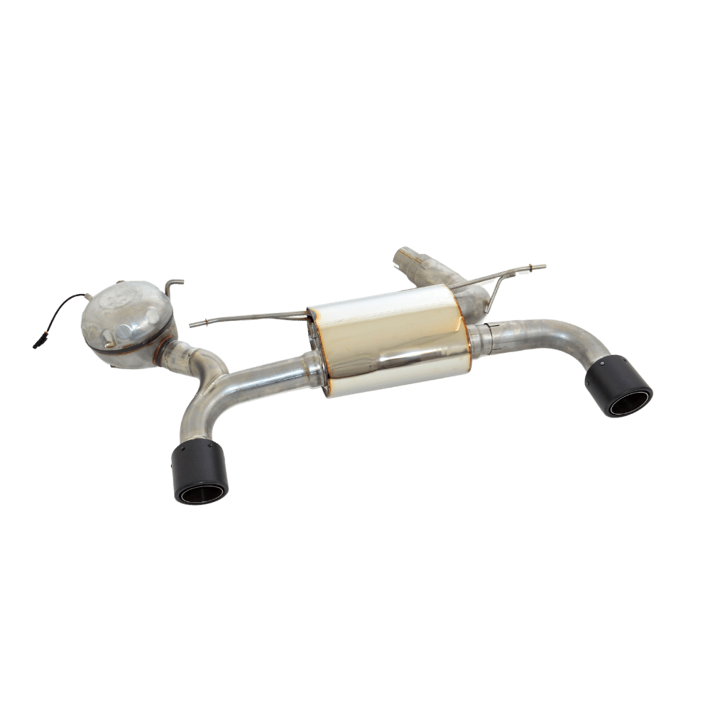 76MM DUPLEX-ENDSCHALLDÄMPFER MIT SOUNDGENERATOR FÜR BMW 2ER F22 - Motor 218d 105kW / 220d 135kW