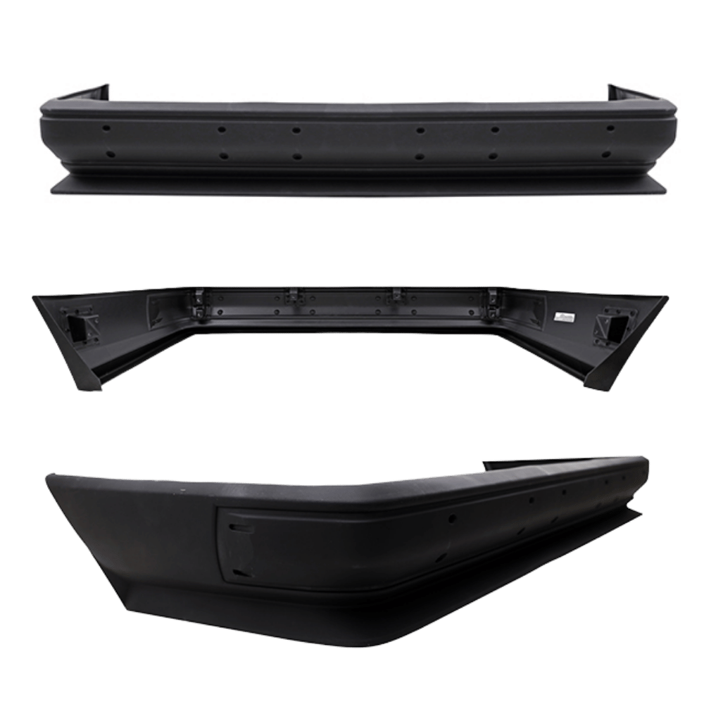 ABS Sport Paket Stoßstange Hinten Komplett - Passend für Mercedes E-Klasse W124 Limousine 1985-1995