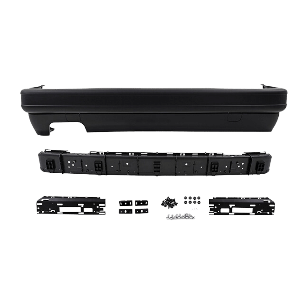 Setti eksklusiivinen urheilukorisarja puskuri etuylä + ala + taka sopii BMW E30:een vuosilta 1985-1994 myös M-Technik II