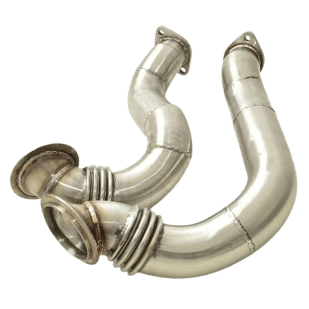 2X70MM DOWNPIPE SET WITHOUT 200 CELLS SPORT CATALYST STAINLESS STEEL - Engine M 3.0l Bi-Turbo 250kW