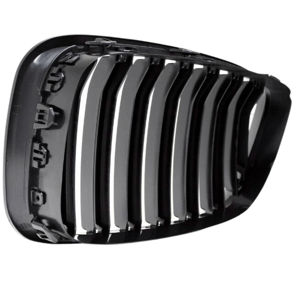 Double-bar radiator grille black GLOSS for BMW 5 Series F07 GT 08-17