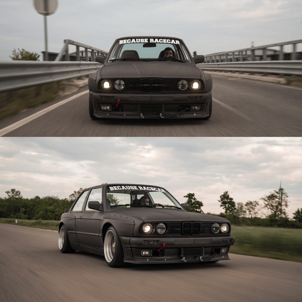 BMW E30 Coupe Wide Body Kit – Hochwertiges FRP-Material