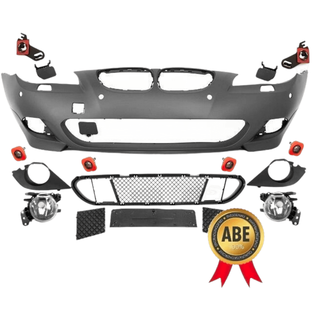LCI Stoßstange vorne ABS PDC+NSW+Zubehör passt für BMW E60 E61 auch M-Paket *ABE
