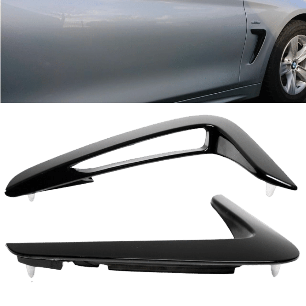 Koristelistat koristesäleikkö ilmakanava lokasuoja kiiltävä musta sopii F32 F33 F36