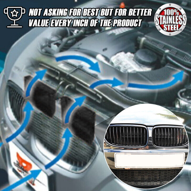 E90 - E93 ruostumattomasta teräksestä valmistettu kylmän ilmanottojärjestelmä parantaa suorituskykyä