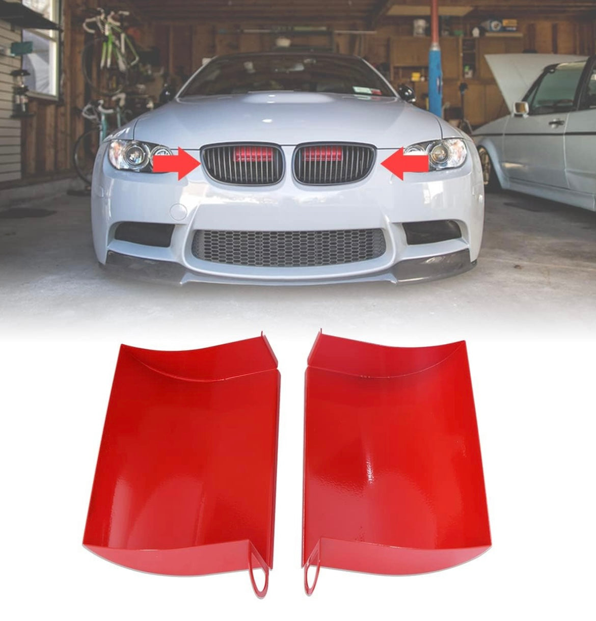 E90 - E93 ruostumattomasta teräksestä valmistettu kylmän ilmanottojärjestelmä parantaa suorituskykyä