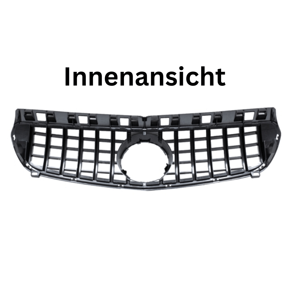 Kühlergrill Schwarz Chrom Sportgrill - Passend für Mercedes A-Klasse W176 Vorfacelift