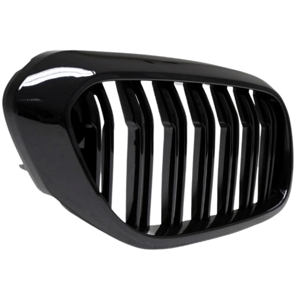 Tuplapalkki jäähdyttimen säleikkö musta GLOSS Performance sopii BMW 5-sarjan G30 G31 2017>