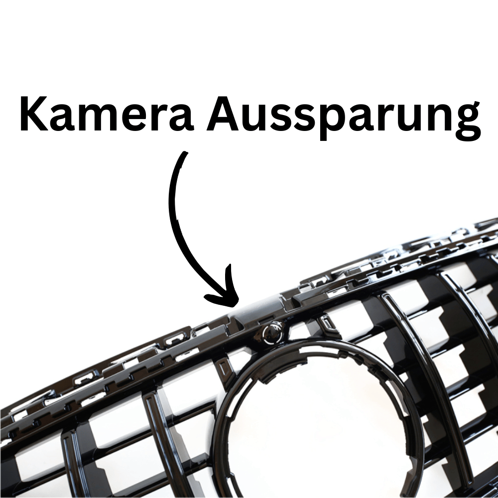 Sport GT Kühlergrill Schwarz Glanz - Passend für Mercedes A-Klasse W177 V177 ab 2022