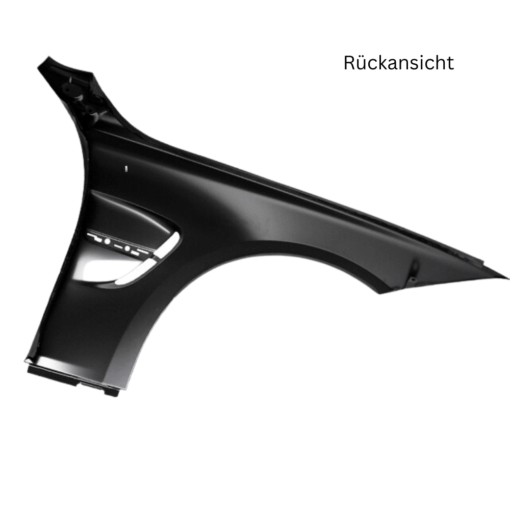 2x Sport Kotflügel Set +Halter Hochglanz Schwarz passend für BMW 3er F30 F31 bj.11-18