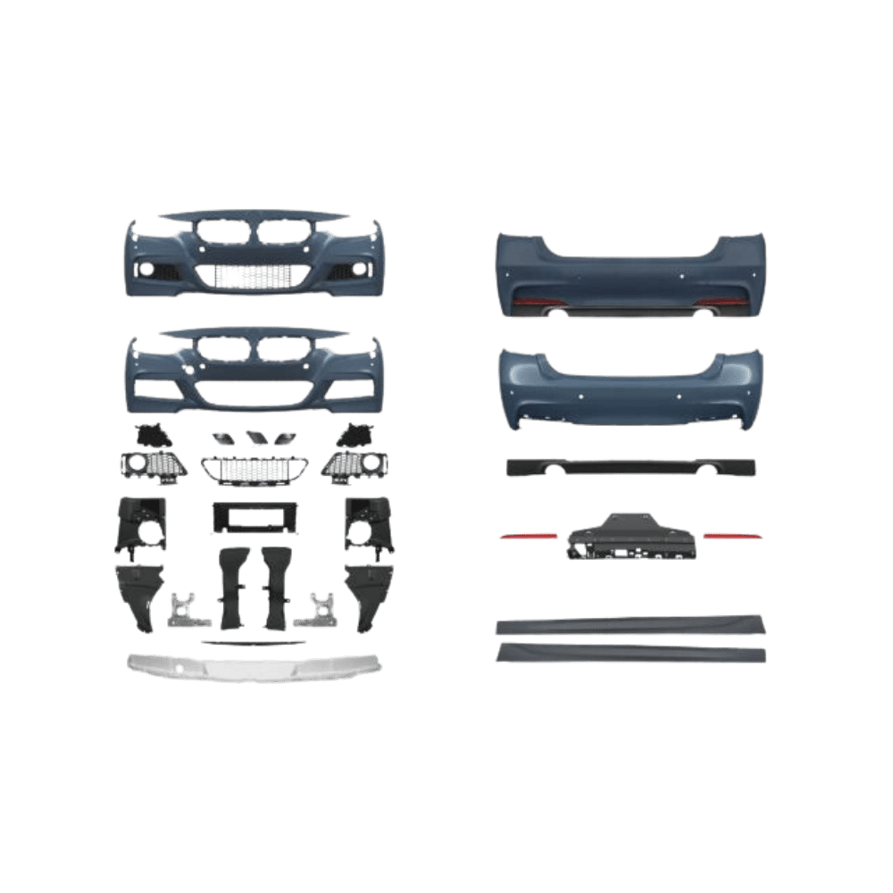 AN Bodykit Sport Stoßstange Front + Seite + Heck passt für BMW 3er F30 M-Paket 335i Duplex+ABE
