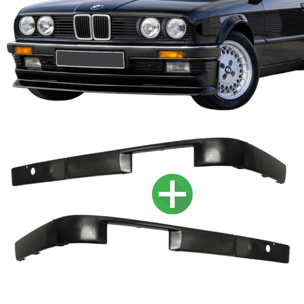SET etupuskurilista (LEFT & RIGHT) sopii BMW E30 Facelift 09/87 >