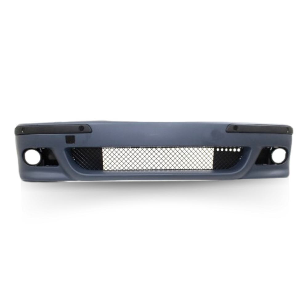 Frontstoßstange für E39 inkl. Leisten und Gitter mit PDC-Bohrungen und SRA passend für BMW 5er E39 Baujahr 1996 - 2003