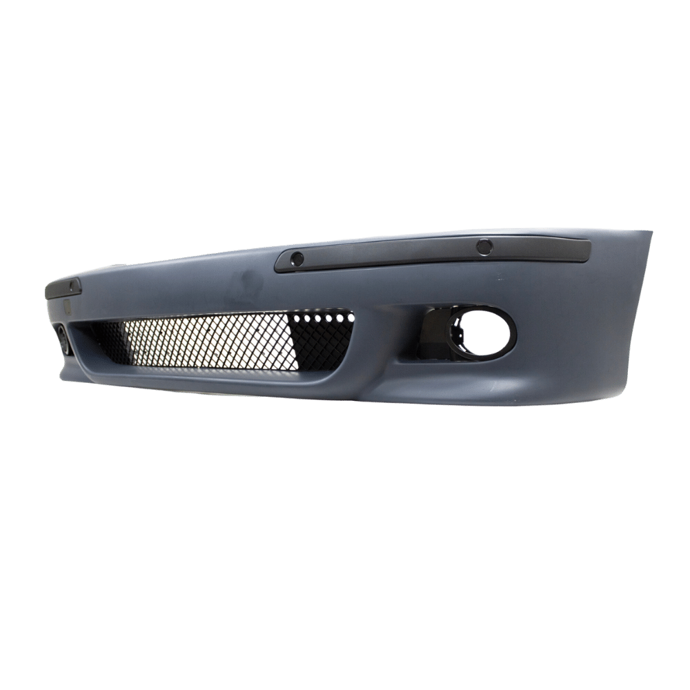 Frontstoßstange für E39 inkl. Leisten und Gitter mit PDC-Bohrungen und SRA passend für BMW 5er E39 Baujahr 1996 - 2003
