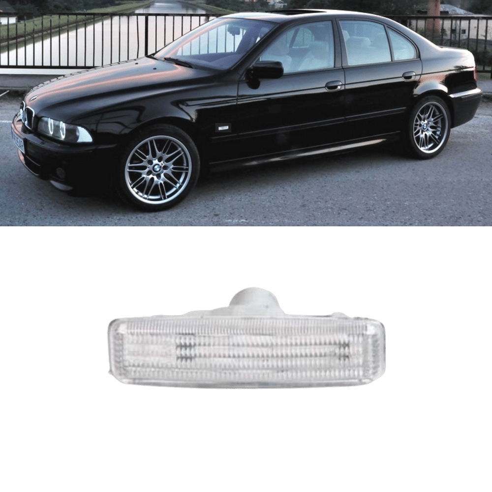 Seitenblinker Weiß Facelift Design passt für BMW E39 Limousine Touring 95-03 (Stück)