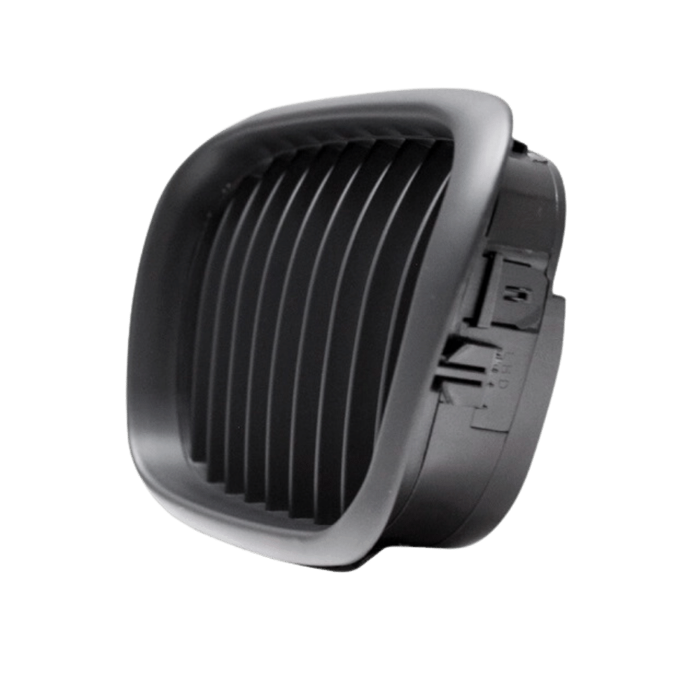 2x Grill Kühlergrill Schwarz Seidenmatt passend für BMW 5er E39 + M M5 95-03