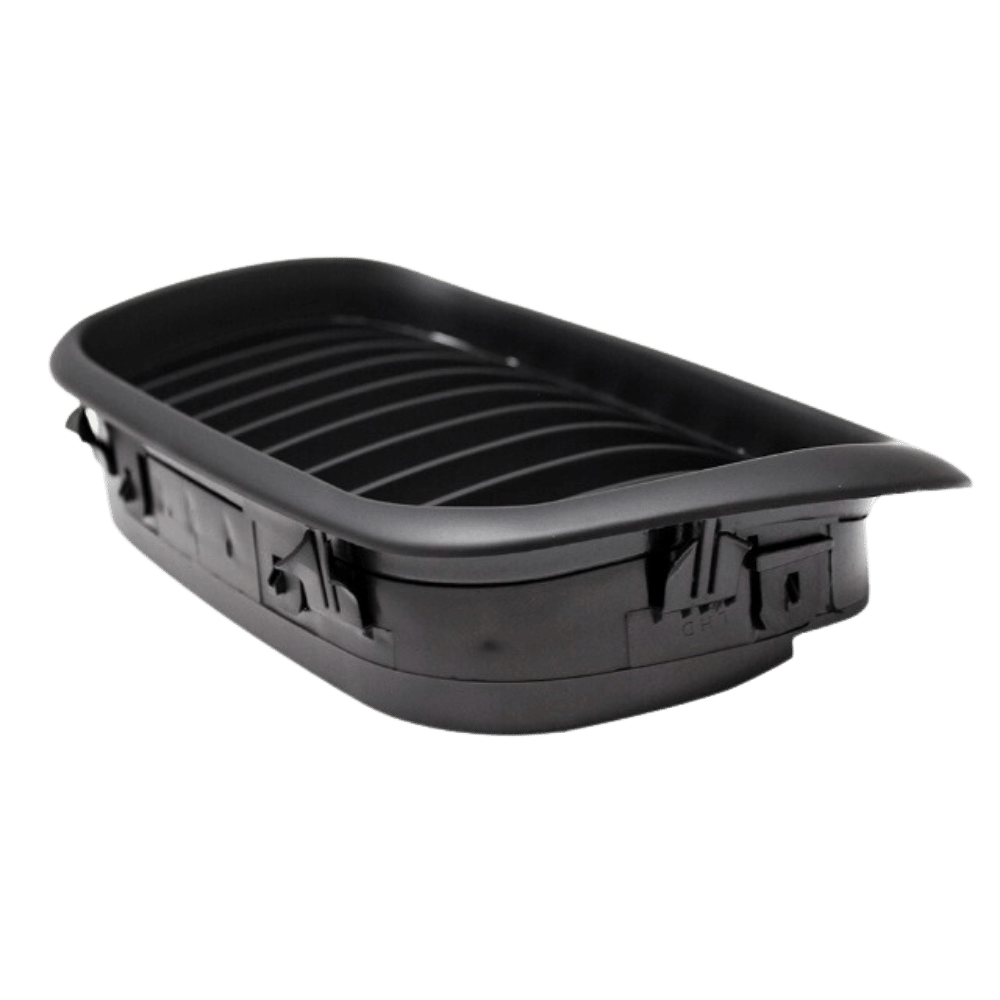 2x Grill Kühlergrill Schwarz Seidenmatt passend für BMW 5er E39 + M M5 95-03