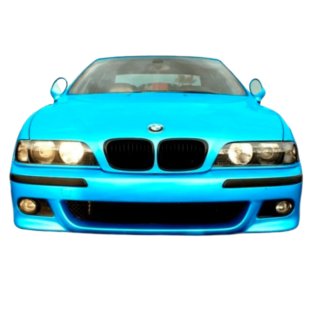 2x Scheinwerfer Gehäuse Glas +Blinker Weiß passt für BMW 5er E39 Vorfacelift 95-00+SIKAFLEX