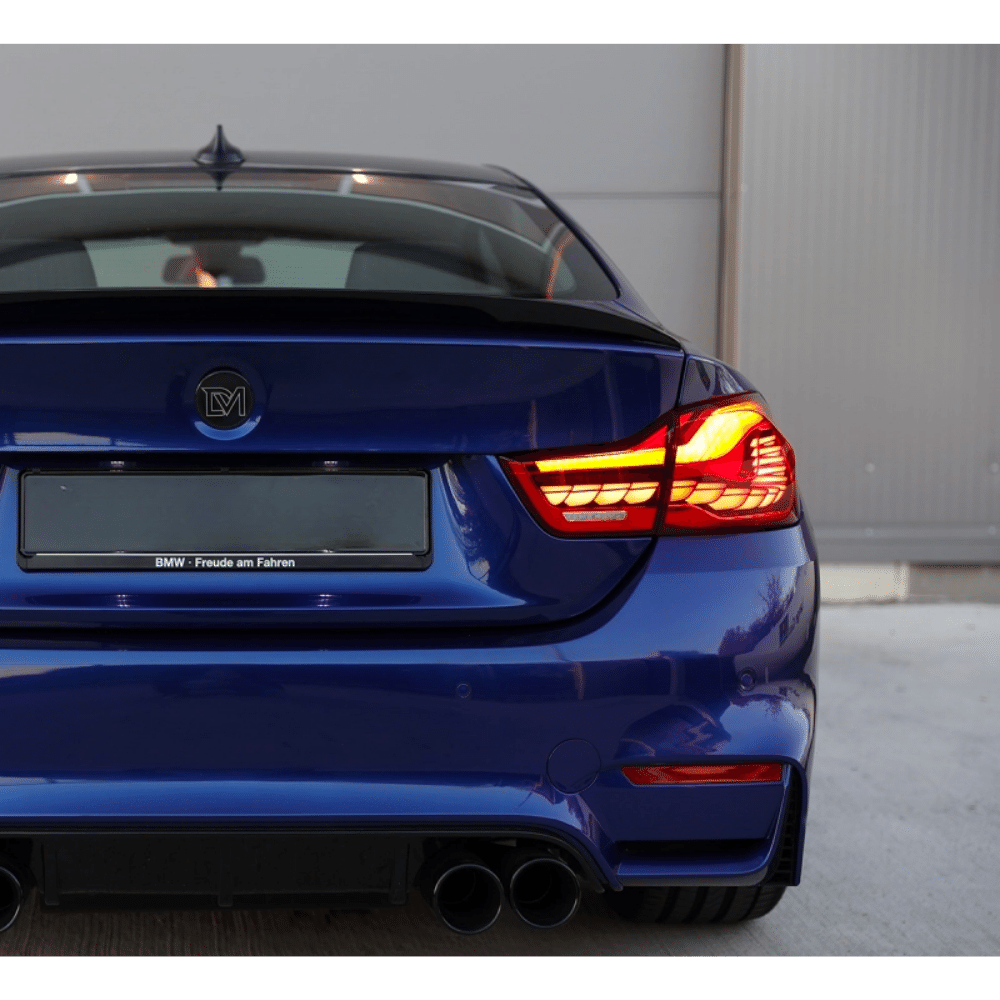 Rückleuchten SET OLED Rot Klarglas dynamisch passt für BMW 4er F32 F33 F36 F82 F83