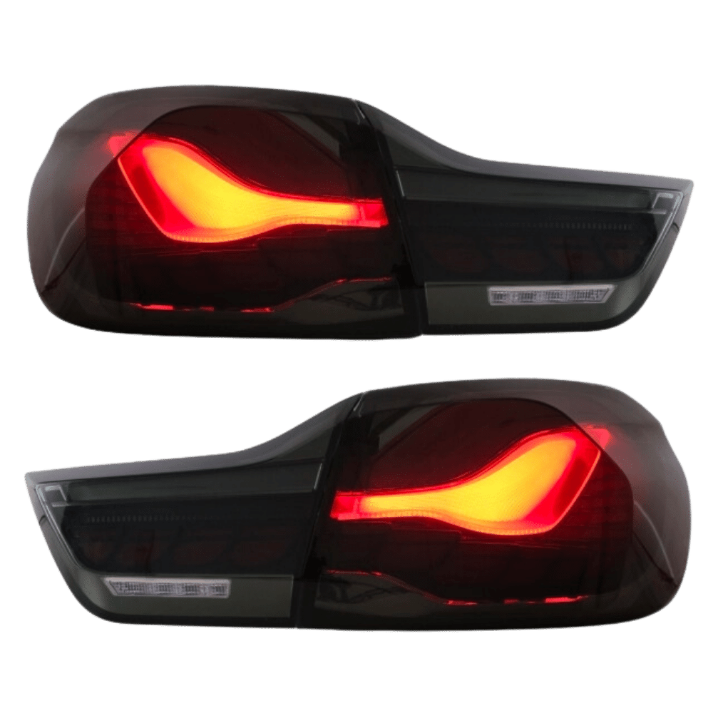 Rückleuchten SET OLED Smoke Klarglas dynamisch passt für BMW 4er F32 F33 F36 F82 F83