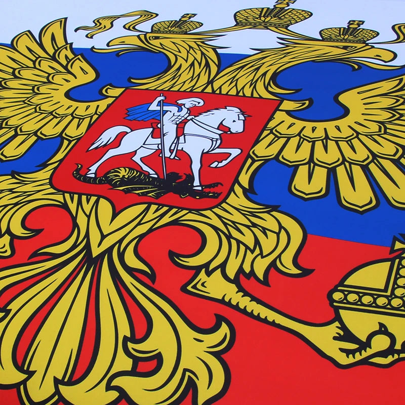 Motorhaubenflagge Russland – Russland Flagge für die Motorhaube | faltenfrei & lackschonend