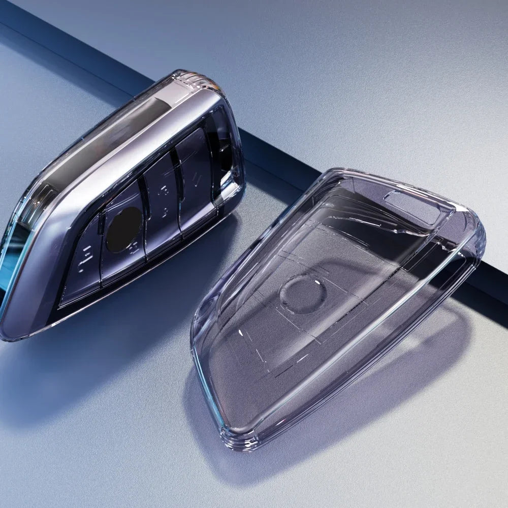 Premium Schlüsselcover für BMW – Transparent, Soft-Touch, Passformgenau