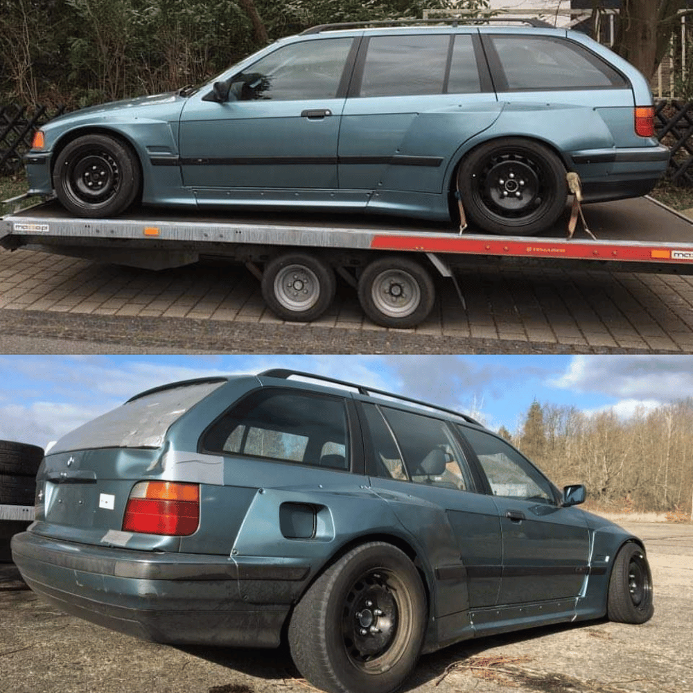 BMW E36 Limousine Wide Body Kit