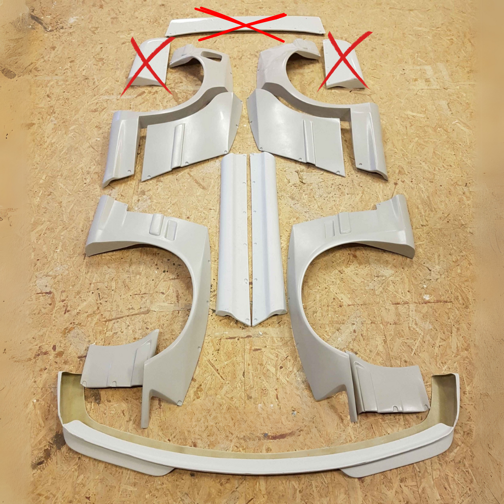 BMW E36 Limousine Wide Body Kit