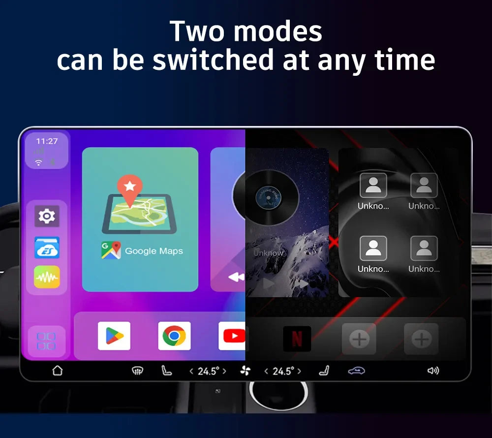 Smart Apple Carplay Ai TV-Box Android Smart Ai Box drahtlose Auto spielen Android Auto Adapter für Netflix Youtube Auto Zubehör