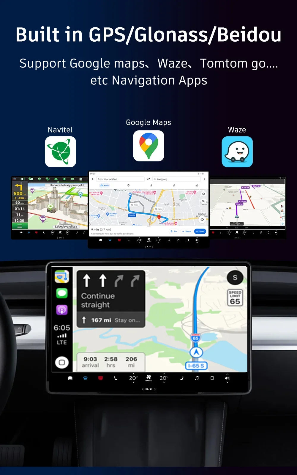 Smart Apple Carplay Ai TV-Box Android Smart Ai Box drahtlose Auto spielen Android Auto Adapter für Netflix Youtube Auto Zubehör
