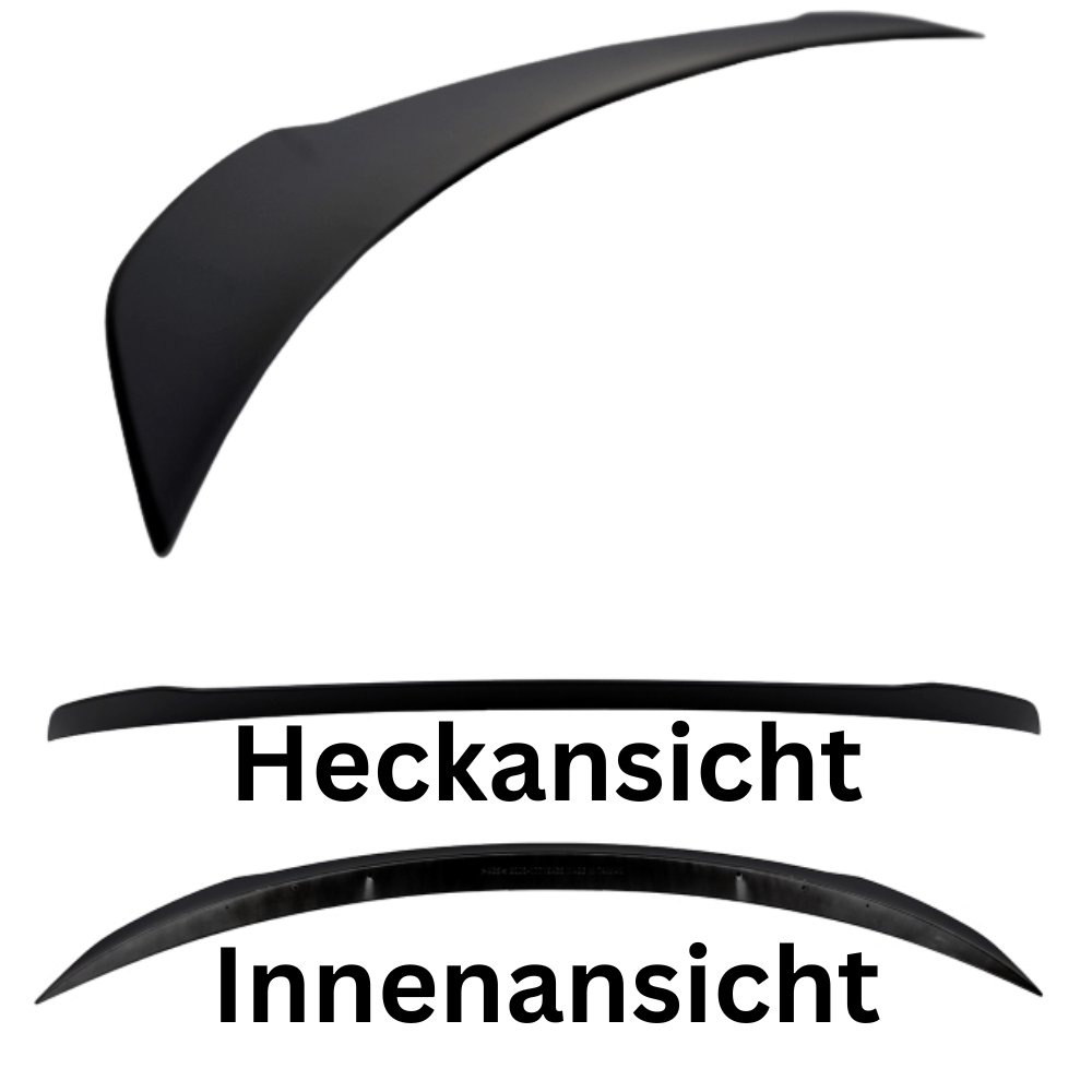Kofferraumspoiler Heckspoiler Schwarz Matt - Passend für Mercedes A-Klasse W177 Limousine