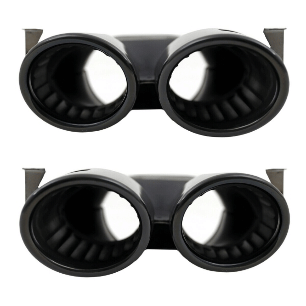 Performance Heckdiffusor Set + Blenden Schwarz - Passend für Mercedes A-Klasse W177 Hatchback