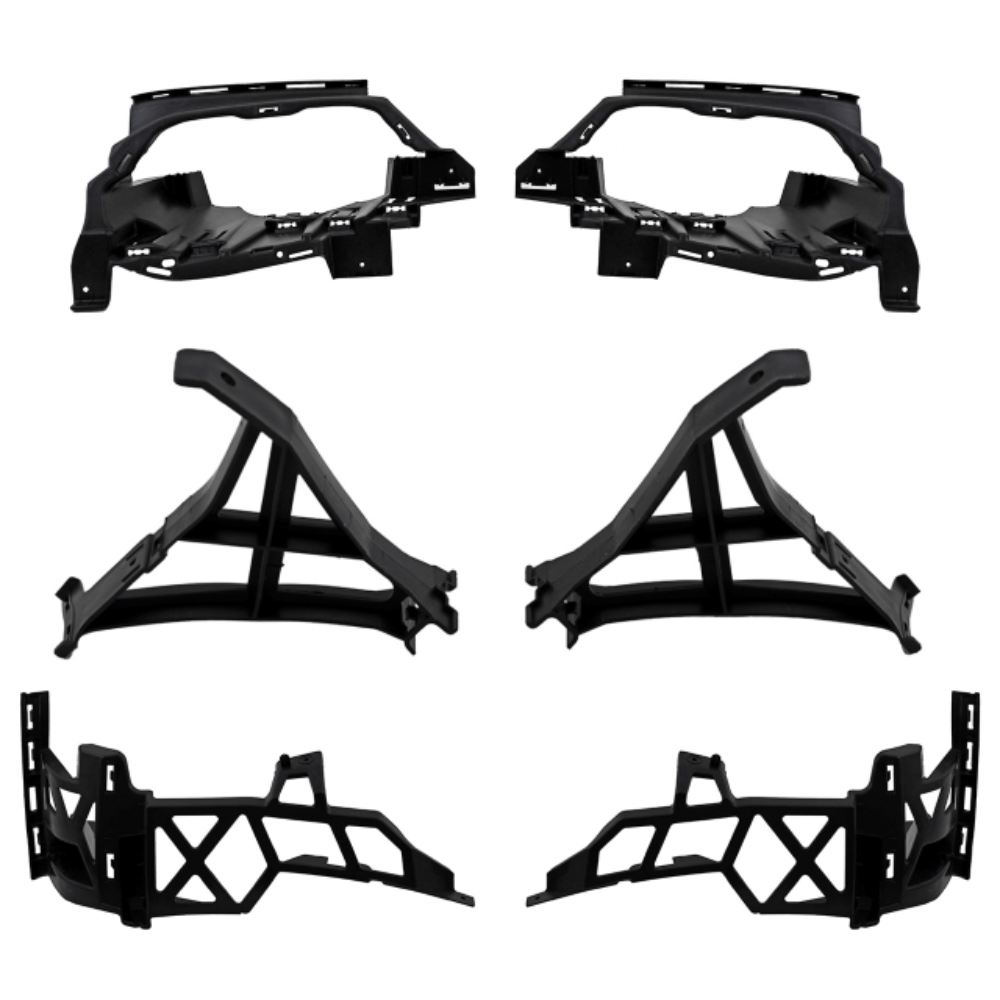 Performance Heckdiffusor Set + Blenden Schwarz - Passend für Mercedes A-Klasse W177 Hatchback