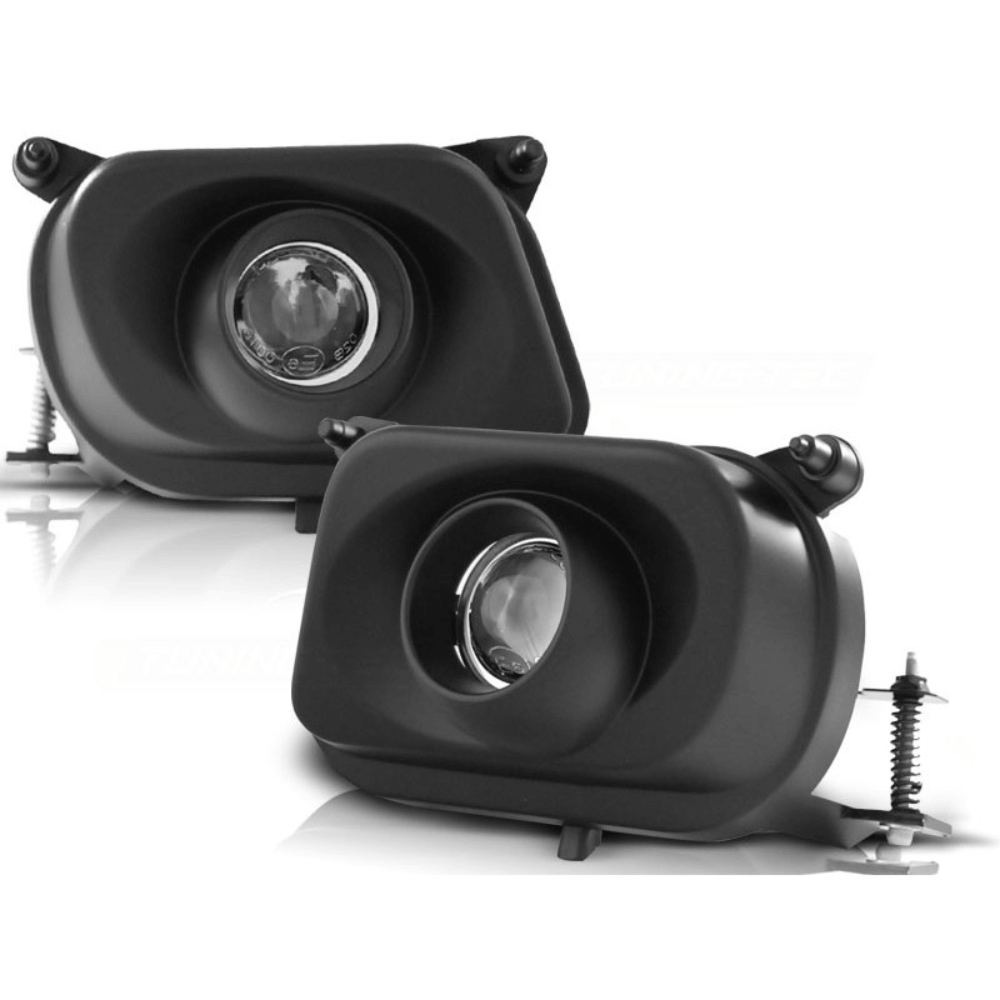 Projektor Nebelscheinwerfer Schwarz Set - Passend für Mercedes E-Klasse W210 S210 (1995-1999)