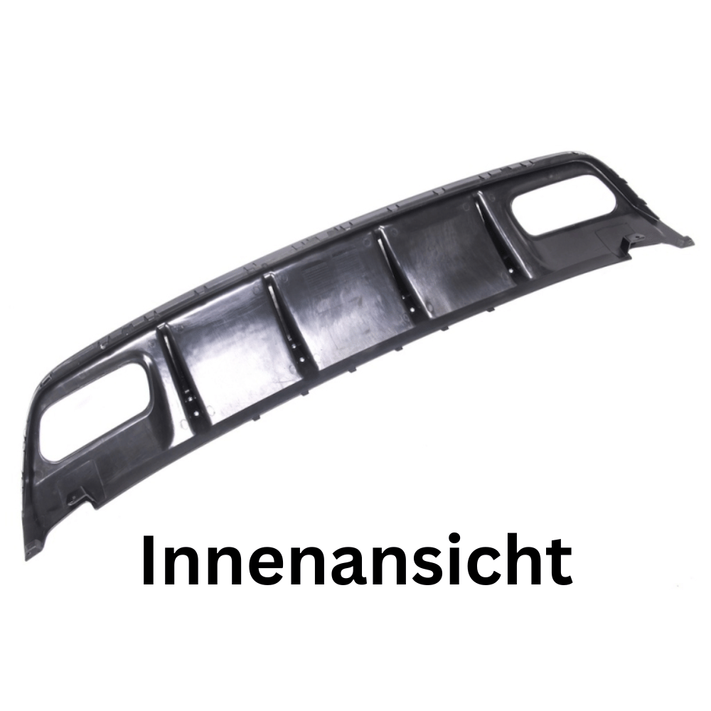Sport-Heckdiffusor Schwarz Glanz - Passend für Mercedes A-Klasse W176 Vorfacelift