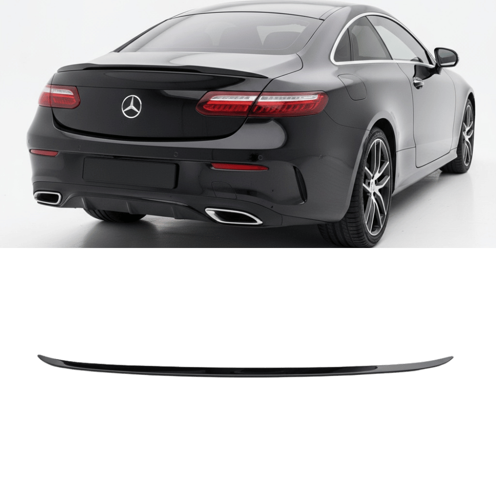 Sport-Heckspoiler Schwarz Glanz Dezent - Passend für Mercedes E-Klasse Coupe C238 2016-2023