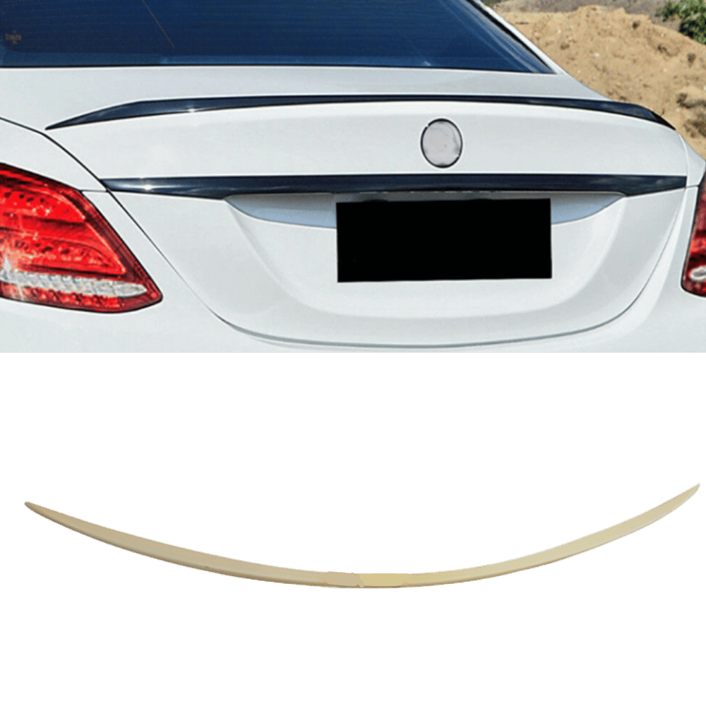 Sport-Heckspoiler Schwarz Glanz Dezent - Passend für Mercedes E-Klasse W213 Limousine 2016-2020