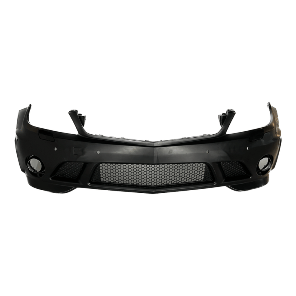 Sportstoßstange vorne mit Gitter für Mercedes C-Klasse W202 Limousine / S204 T-Modell mit PDC (2007-2011)