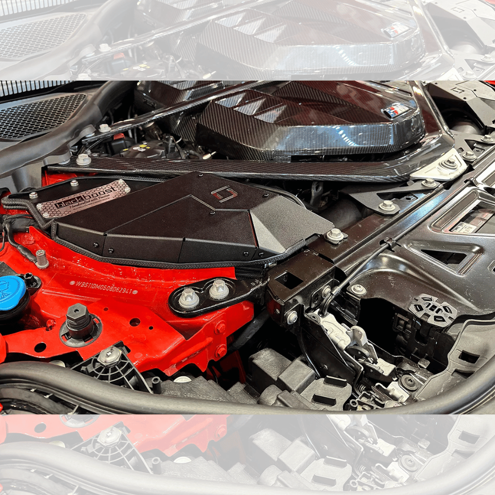 BlackBoost Cold Air Intake System für BMW M2/M3/M4 G8X (S58) – Plug & Play Airbox + Twin - Flow Filter - CarWorlds GmbH