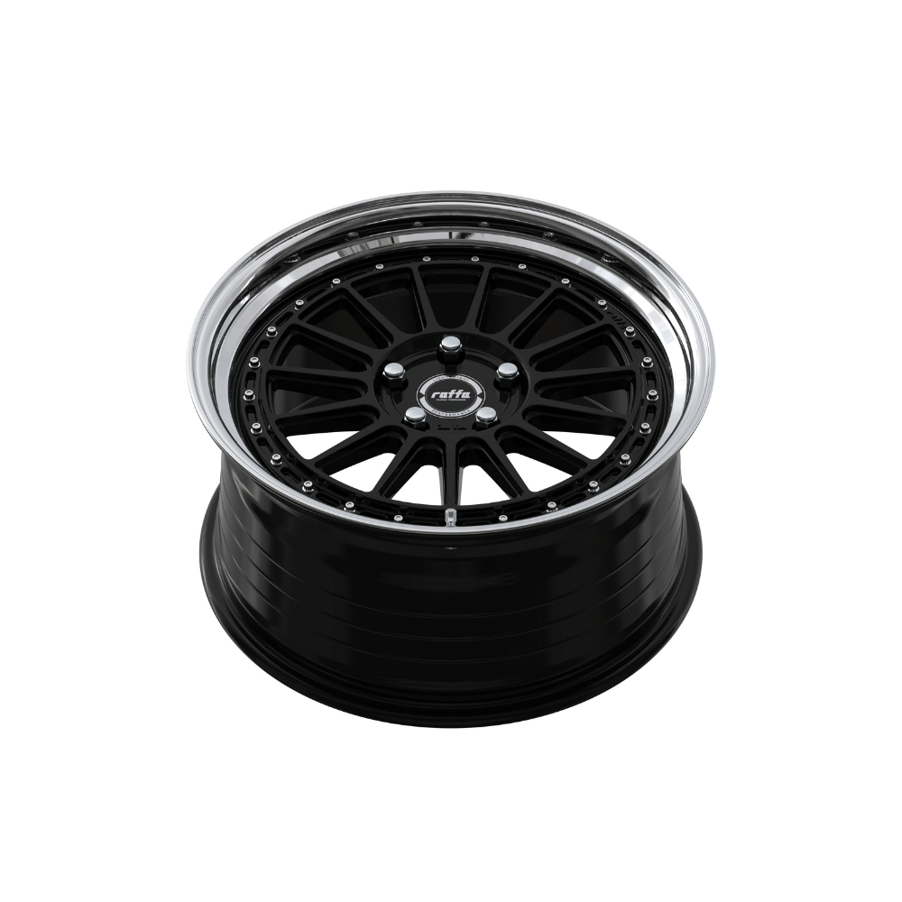 Komplettradsatz Raffa Wheels RF‑04 | 8,5x19 ET45 | LK 5x112 | Audi A3/S3 8V | Silver/Black/Grey/Rosegold Polished - CarWorlds GmbH
