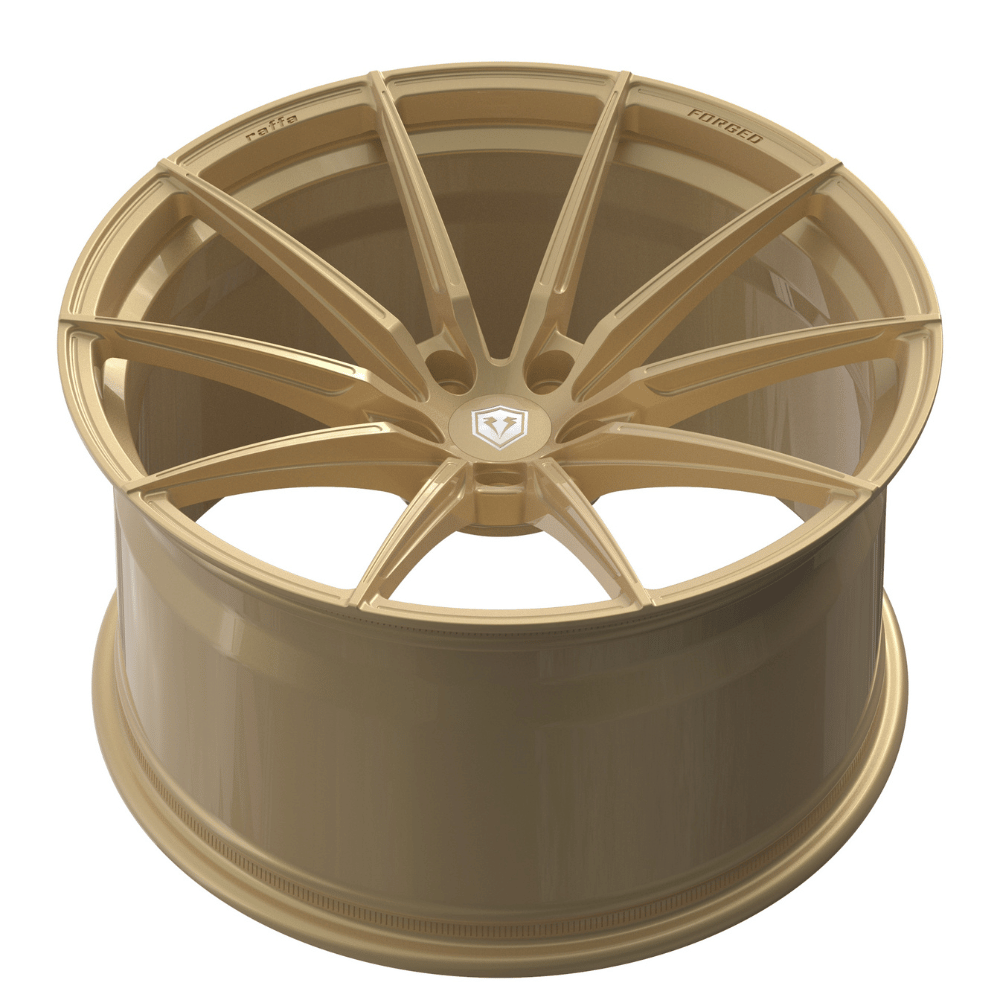 Komplettradsatz Raffa Wheels RFS - 03 | Forged Series | Champagner 10,5x20 & 11,5x21 | BMW M2 G87 - CarWorlds GmbH