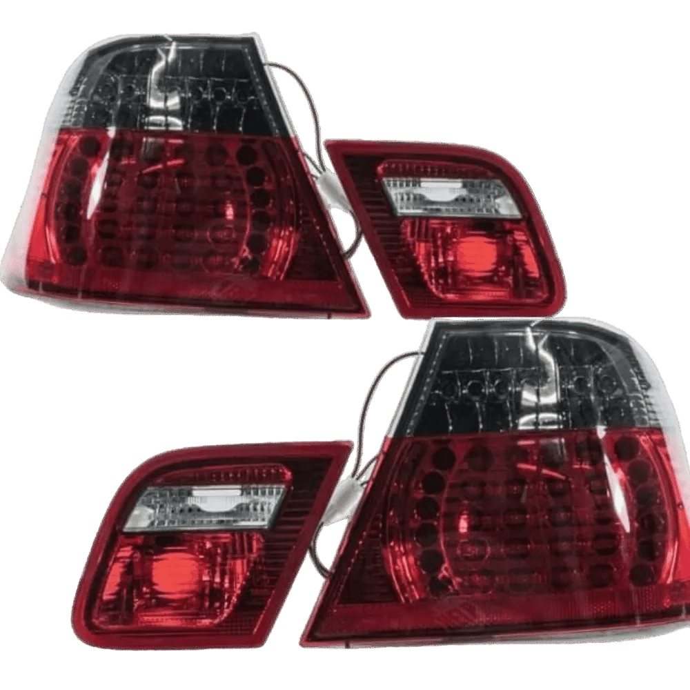 LED Rückleuchten Set Rot Smoke passend für BMW E46 Coupe nicht M3 Bj 99 - 03 - CarWorlds GmbH