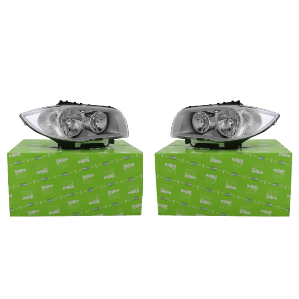 Original Valeo Halogen H7/H7 Scheinwerfer für BMW 1er E81 E87 04 - 07 (Set & einzeln) - CarWorlds GmbH