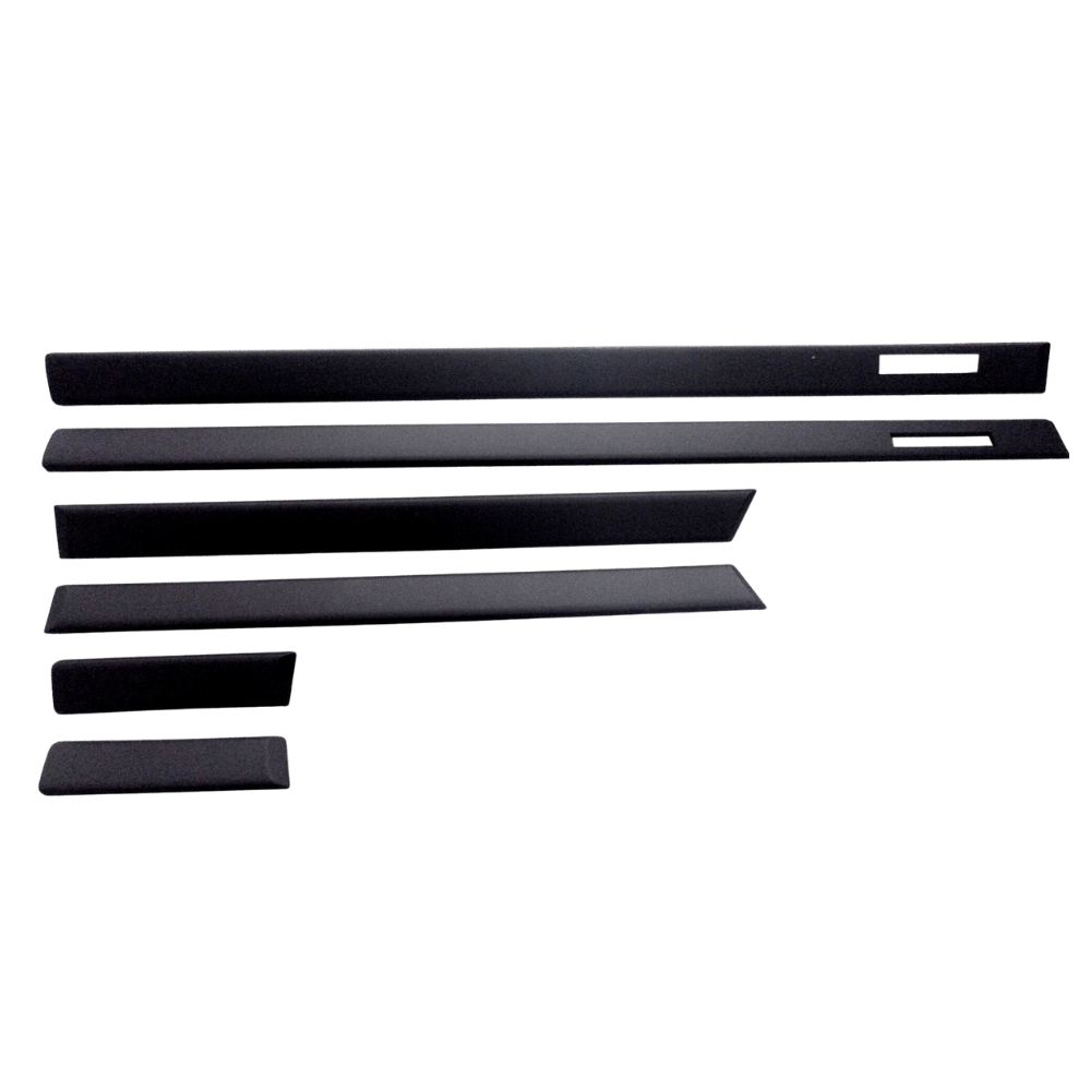 Seitenleisten Türleisten für E36 Limo Touring schwarz 6 teilig passend für passend für E36, 3er - CarWorlds GmbH