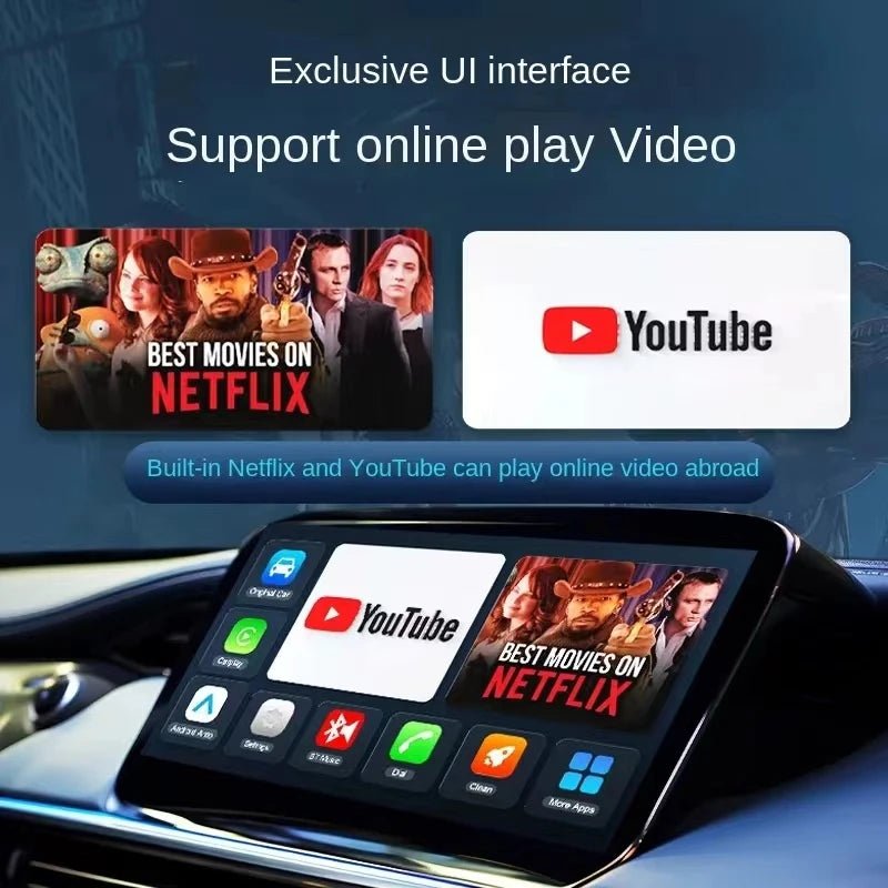 Smart Apple Carplay Ai TV - Box Android Smart Ai Box drahtlose Auto spielen Android Auto Adapter für Netflix Youtube Auto Zubehör - CarWorlds GmbH