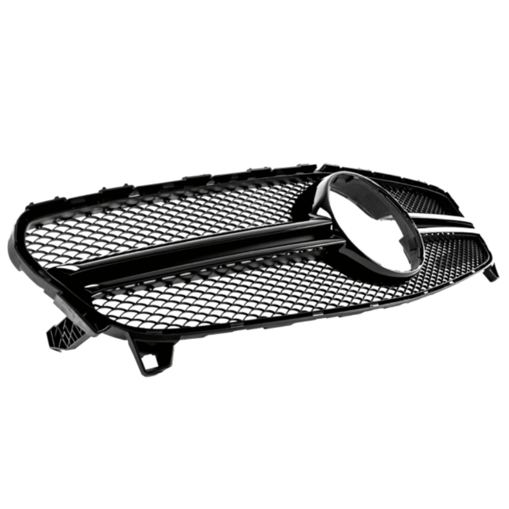 Sport Kühlergrill Schwarz Glanz - Passend für Mercedes A - Klasse W176 Facelift - CarWorlds GmbH