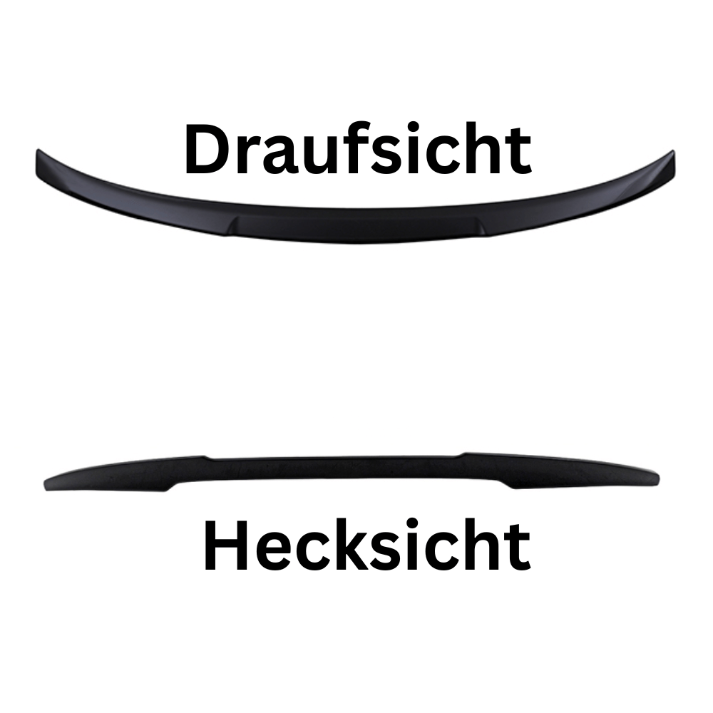 Sport - Performance Heckspoiler Schwarz Glanz V - Form - Passend für BMW M4 F82 Coupe - CarWorlds GmbH