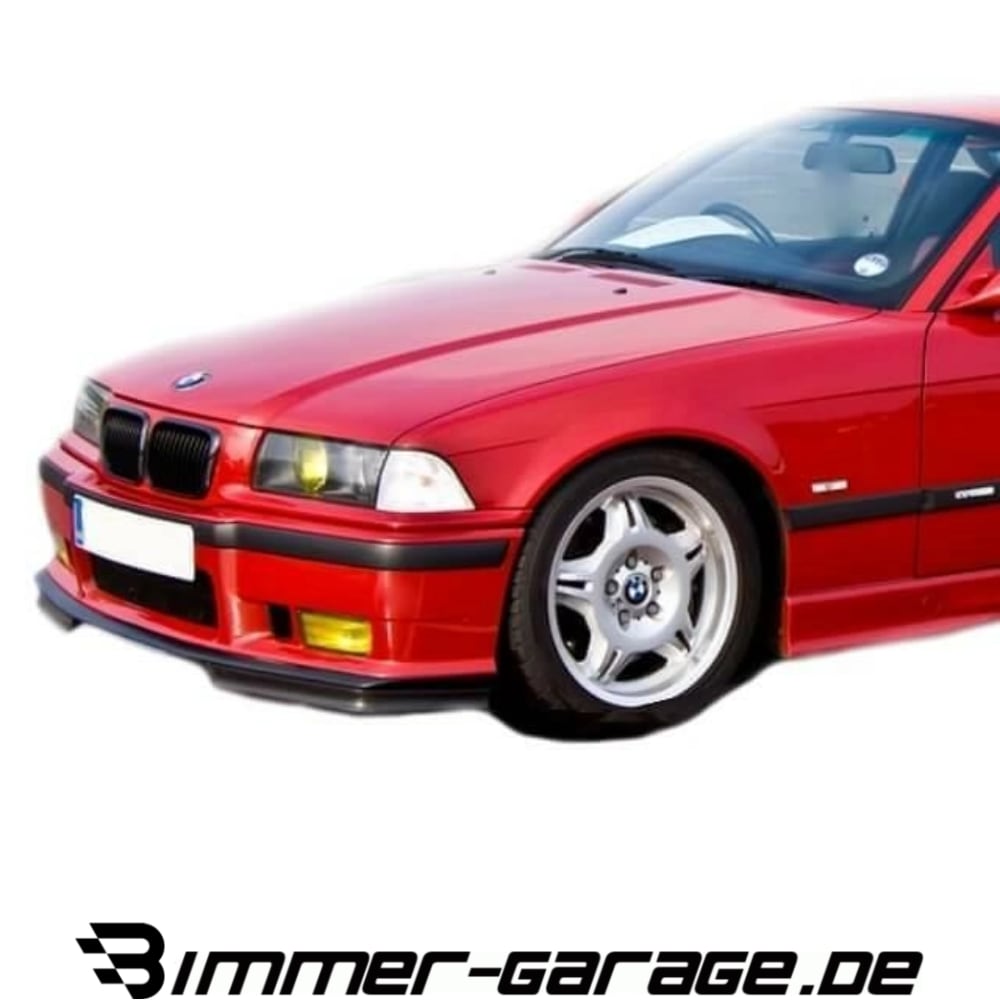 Flaps GT Evo Spoiler Ecken SET Schwarz Spoilerlippe passt für BMW E36 90-99 M3 M
