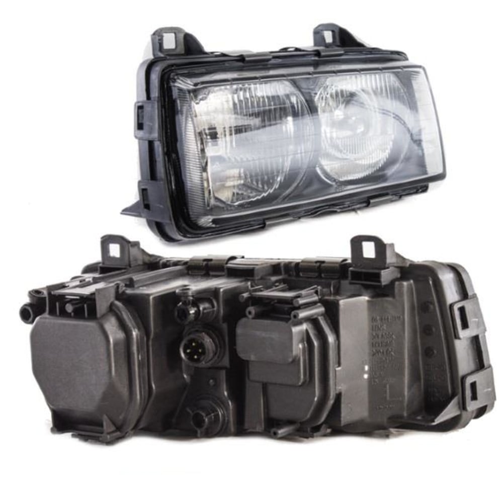 Set Scheinwerfer H1/H1 Limousine Coupe Cabrio bj. 90-94 +4x H1 (Ohne Blinker)